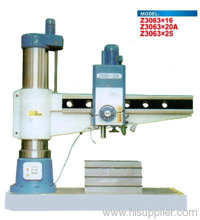 Radial drilling machine