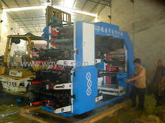 6 colors flexographic printing machine