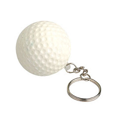 Golf ball Stress Reliever key chain