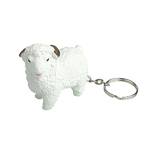 Sheep Stress Reliever key chain