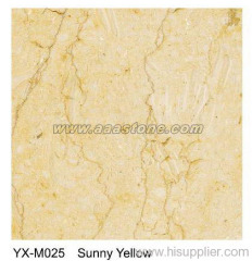 Sunny Yellow Marble Tile