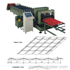 Glazed  Tile Forming Machine