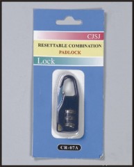 Resettable Combination Padlock