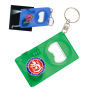 Key Chain with Tape Measure and LED Light