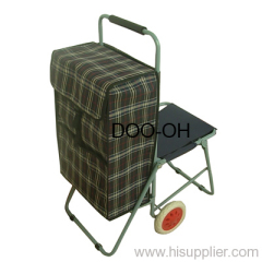 Polyester Shopping Cart With Chair