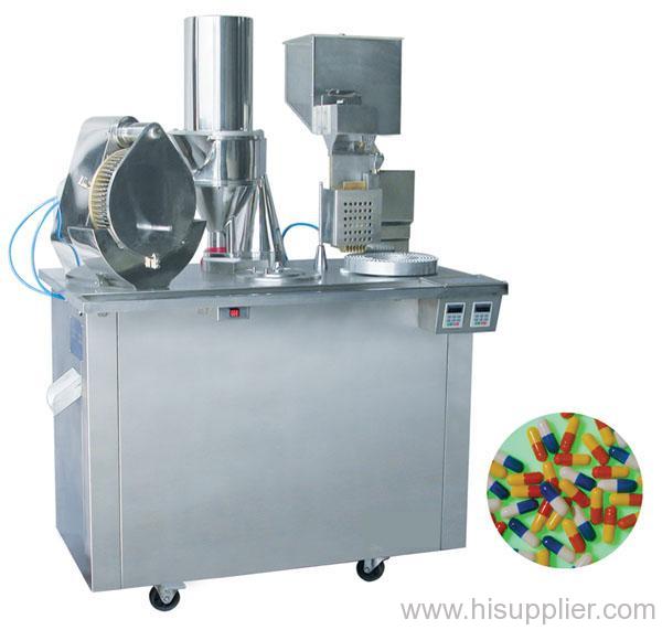 Semi-automatic capsule filling machine with PLC