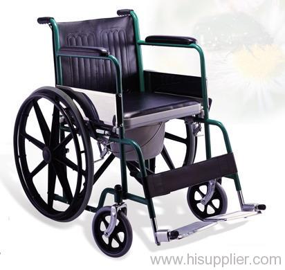 Steel Commode Wheelchair