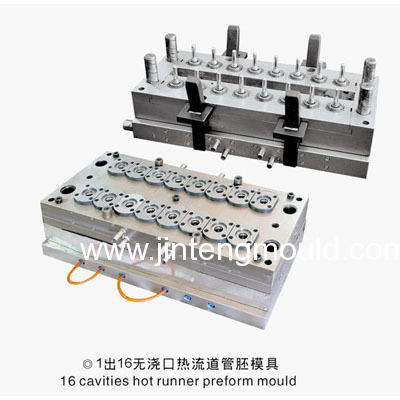 16 Cavity Pneumatic Valve Preform Mould