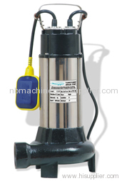 WITH CUTTING SYSTEM SUBMERSIBLE SEWAGE PUMP