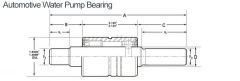 Automotive Water Pump Bearing