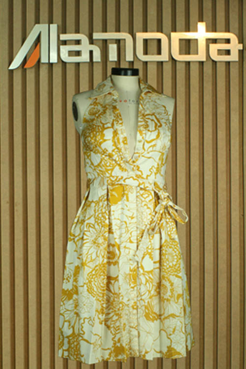 Cotton Satin Dress