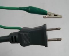 Japanese type power cord