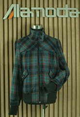 Woollen Check Jacket