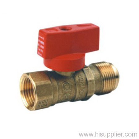 CSA 1/2 5psig &UL 250psig Approved Flare x FIP Brass Gas Ball Valve With Aluminum T Handle