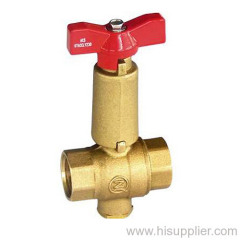 1/2''-1'' ACS Approved F/F Full Port Wate Ball Valve With Aluminum T Handle Extended stem