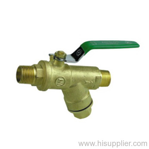 1/2''M/M Brass Stainer Valve With Steel Lever Handle 1.6Mpa