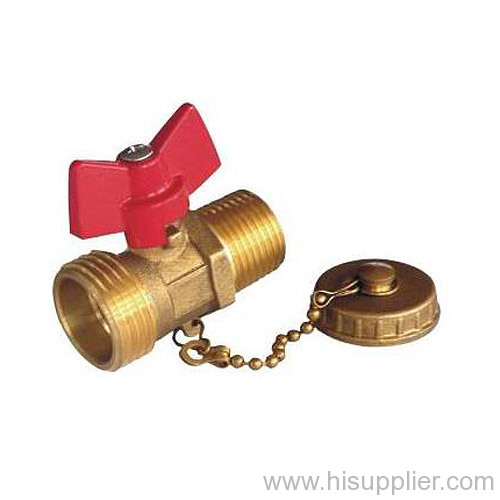 1/2''X3/4'' Brass Drain Plug Valve With T Handle1.0Mpa