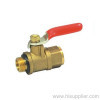 1/4''; M/F Brass mini ball valve with steel Lever handle 5.0Mpa