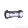15mm & 20mm Brass compression ball valve Ni Plating 1.6Mpa