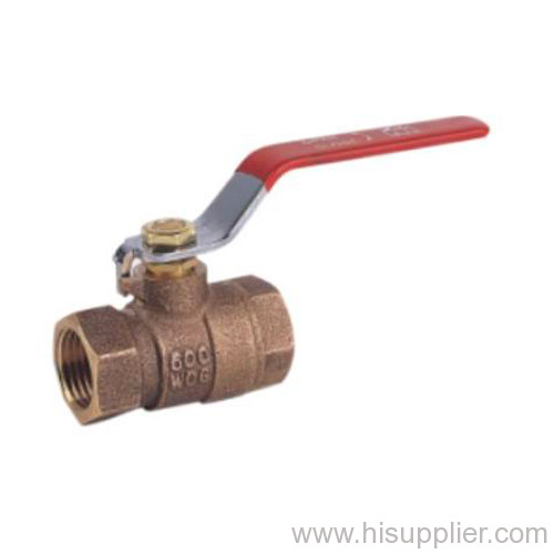 1/2'' F/F Reduce Port Bronze ball valve 600WOG