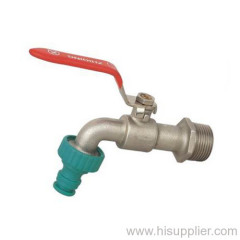 1/2'' &3/4'' ;1/4 turn ball valve With Plastic Hose End