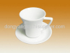 porcelain coffee cup and plate