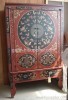 Chinese antique painted big cabinet