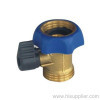 3/4'' Brass straight hose shut-off with knob