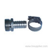 1/2' 5/8 '3/4' Brass hose coupling with S.S clamp