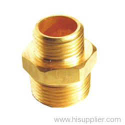 3/4''-1'' Brass Male /Male reducing Coupling