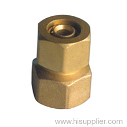 1014×3/8' Pex x Female Brass Coupling