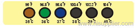 liquid crystal thermometer-forehead thermometer