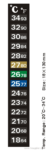 liquid crystal thermometer-Aquatic animals thermometer