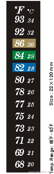 liquid crystal thermometer-Aquatic animals thermometer