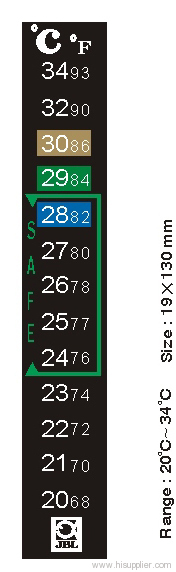 liquid crystal thermometer-Aquatic animals thermometer