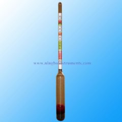 Triple scale wine hydrometer