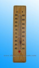 Wood thermometer
