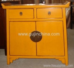 China elm wood cabinet