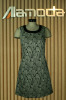 Ladies  jacquard with Lurex dress