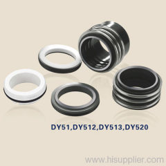 mechanical shaft seals with rubber bellows DY51/512/513/520