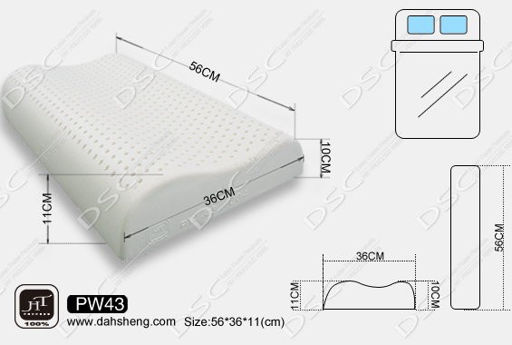 100% Natural Latex pillow by DSC,HT latex foam.