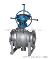 2pc trunnion ball valve
