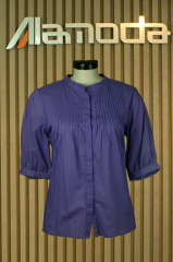  Cotton solid blouse