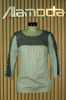  Ladies cotton solid blouse