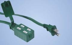 Indoor Cube Tap 2-conductor extension cord