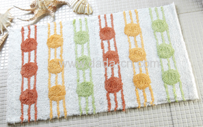 Cotton indoor bath mat