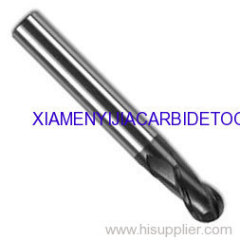 2 flute carbide ball end mill