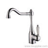 Single-lever sink faucet