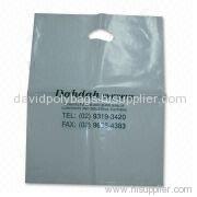 Plastic Shopping Bag with Die-cut Handle