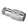 Chrome-plating Surface electric cable connector plug